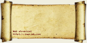 Jagoda Backović vizit kartica